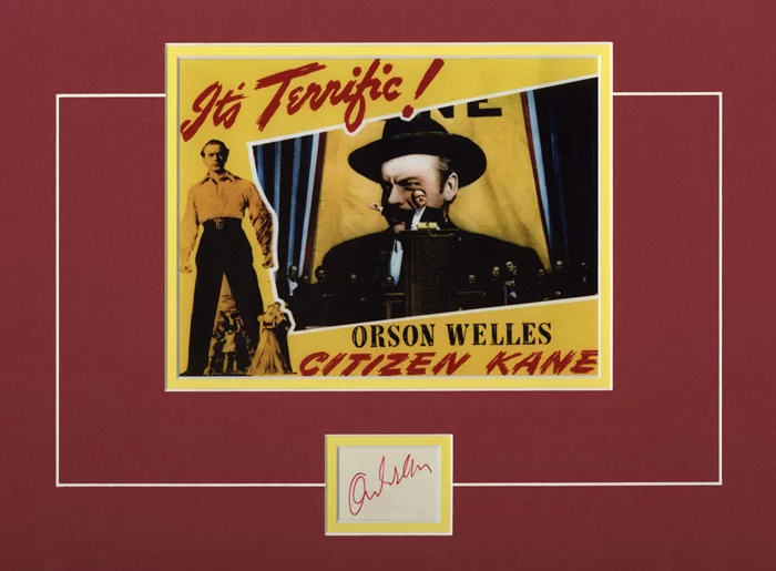 Orson Welles autograph