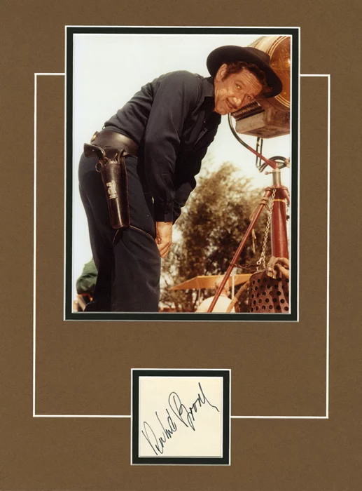 Richard Boone autograph