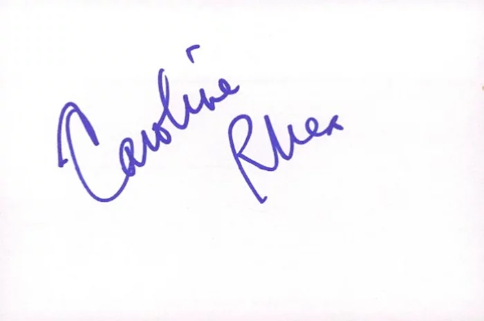 Caroline Rhea autograph