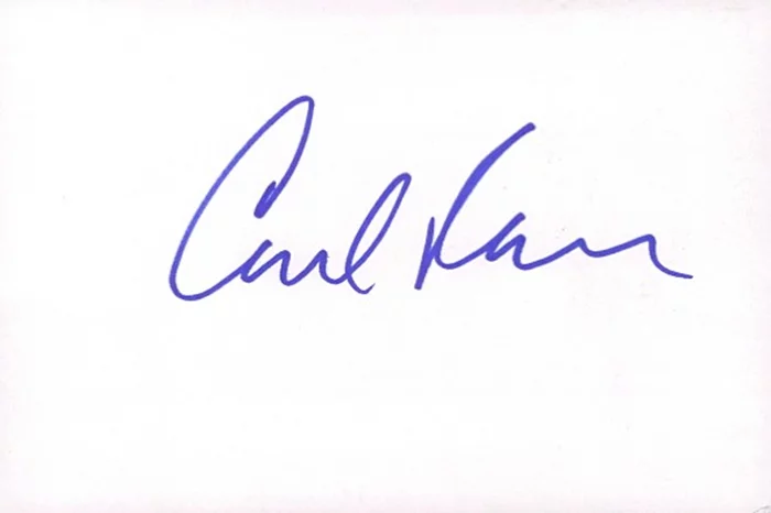 Carl Reiner autograph