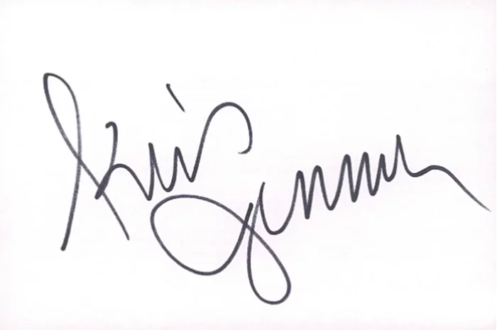 Kris Jenner autograph