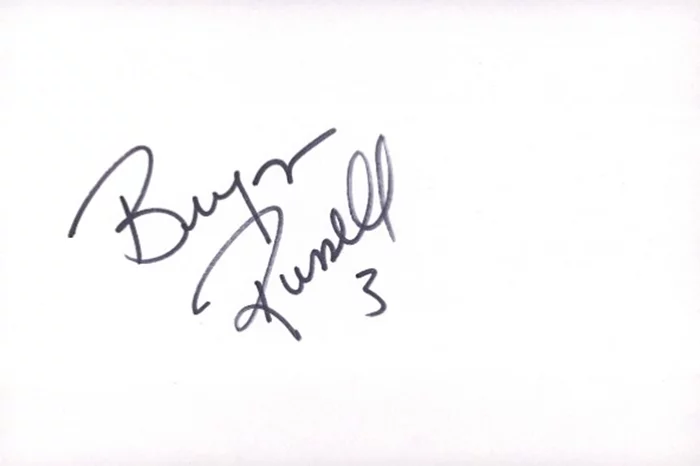 Bryon Russell autograph