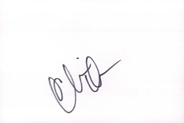 Clive Davis autograph