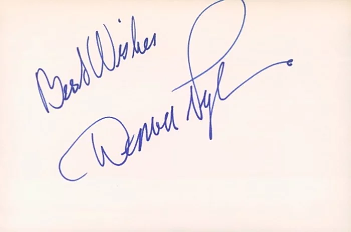Denver Pyle autograph