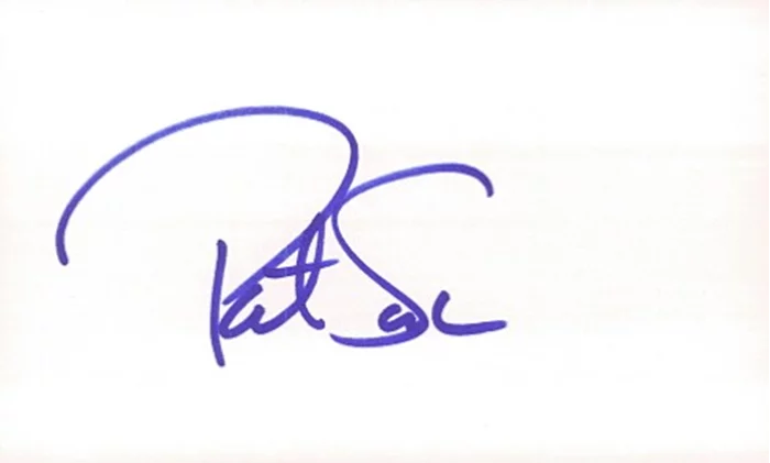 Pat Sajak autograph