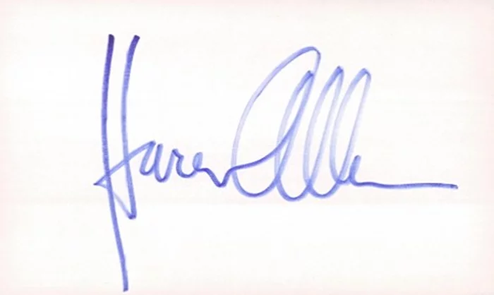 Karen Allen autograph