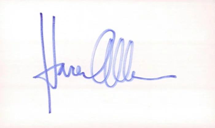 Karen Allen autograph