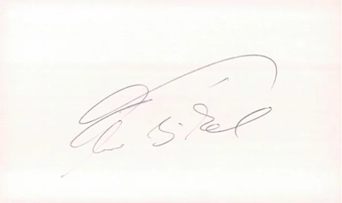 Theodore Bikel autograph