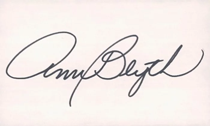 Ann Blyth autograph
