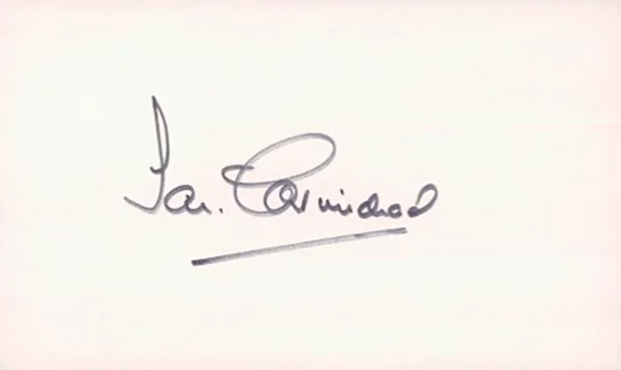 Ian Carmichael autograph