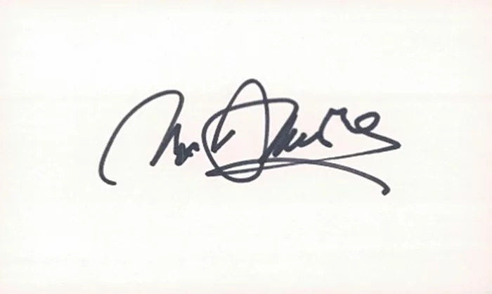 Vic Damone autograph