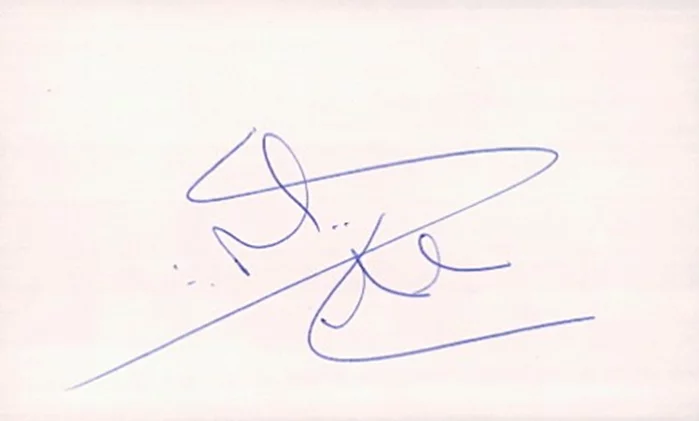 Simon MacCorkindale autograph