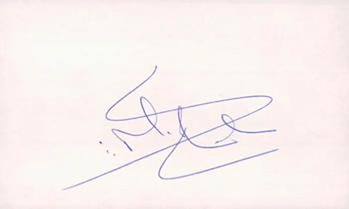 Simon MacCorkindale autograph