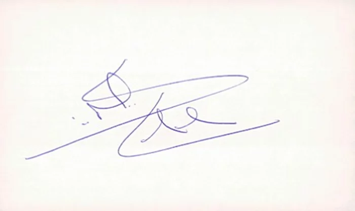 Simon MacCorkindale autograph