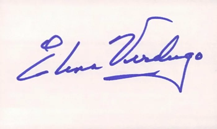 Elena Verdugo autograph