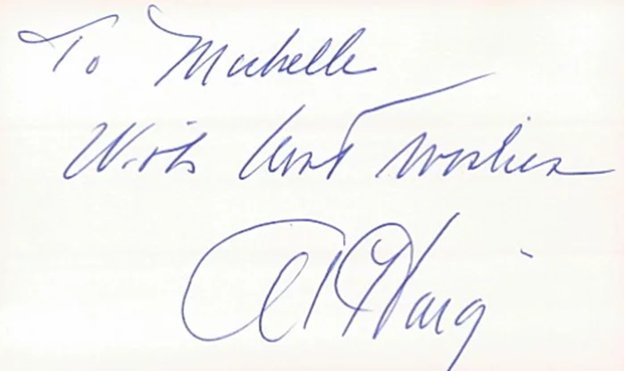 Alexander Haig autograph