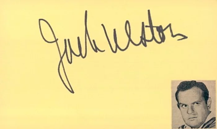 Jack Weston autograph