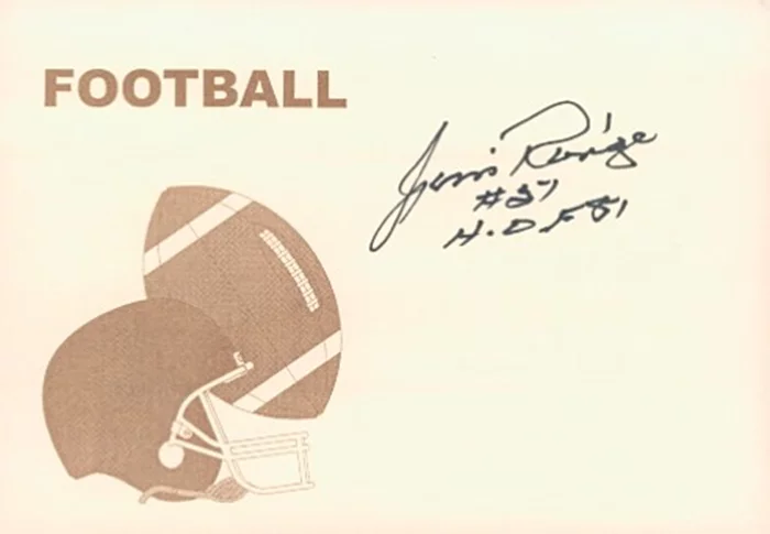 Jim Ringo autograph