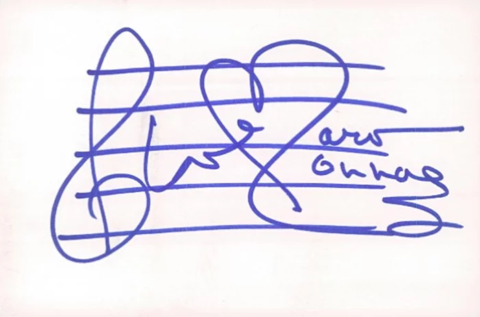 Carol Connors autograph
