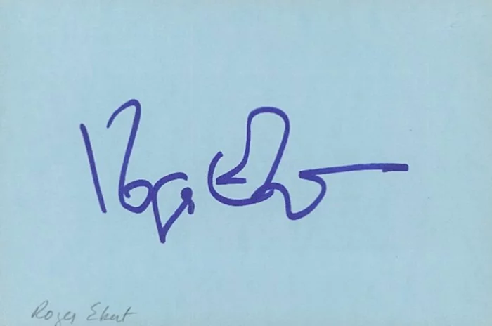 Roger Ebert autograph