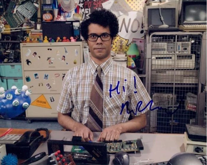 Richard Ayoade autograph