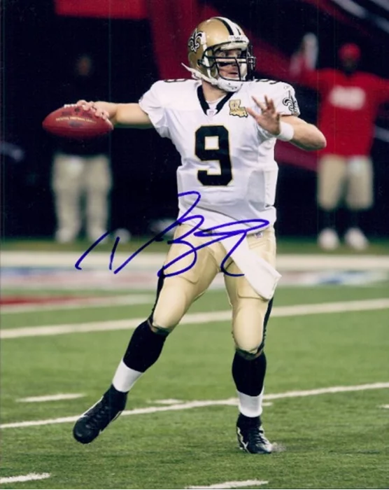 Drew Brees autograph