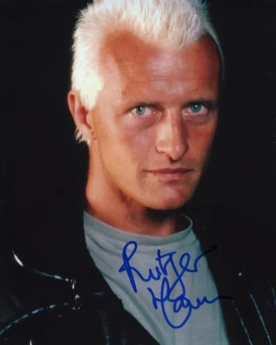 Rutger Hauer autograph