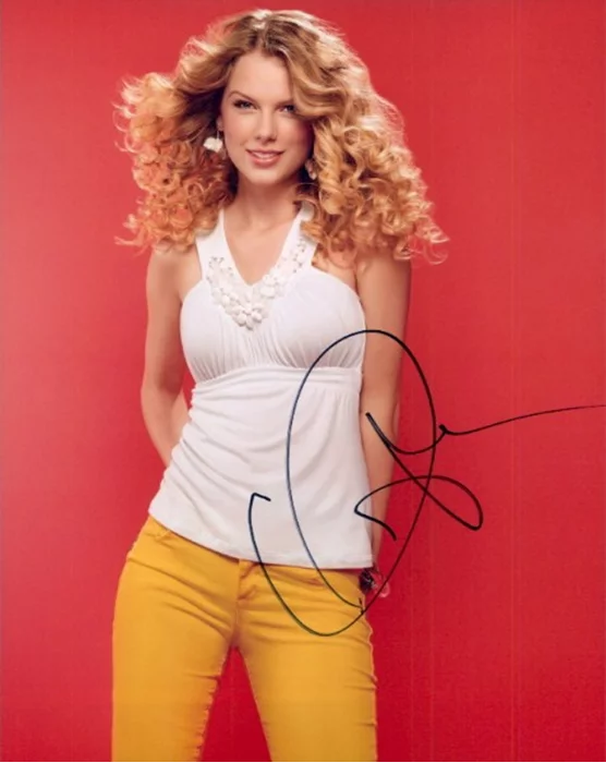 Taylor Swift autograph