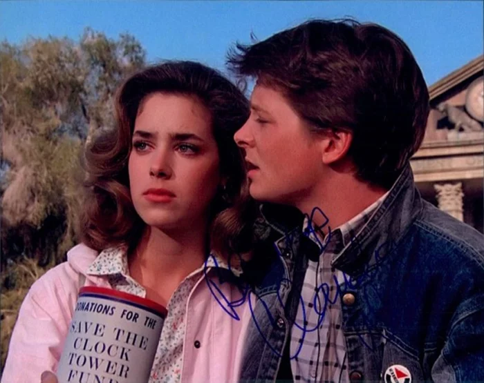 Claudia Wells autograph