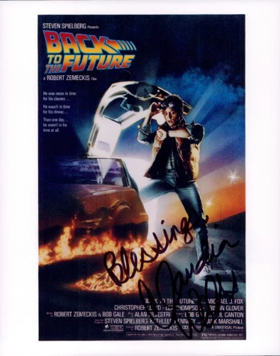 Claudia Wells autograph
