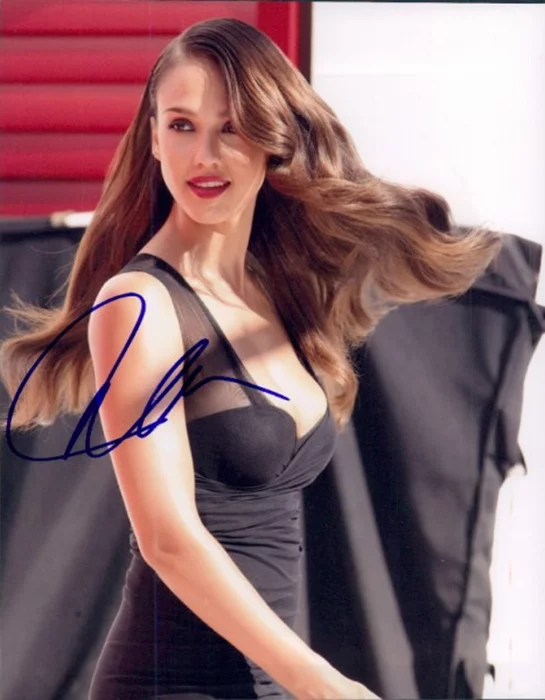 Jessica Alba autograph