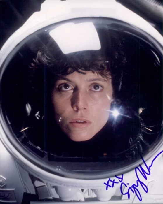 Sigourney Weaver autograph
