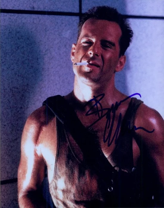 Bruce Willis autograph