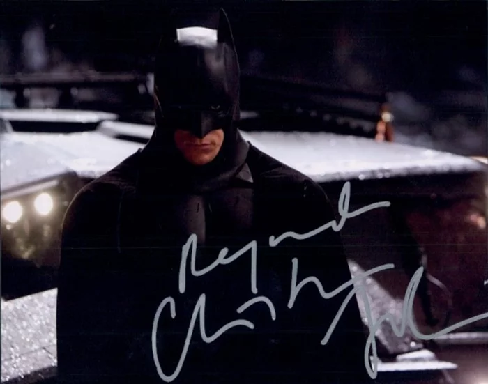 Christian Bale autograph