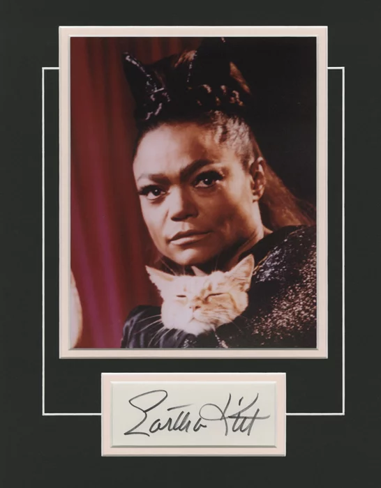 Eartha Kitt autograph