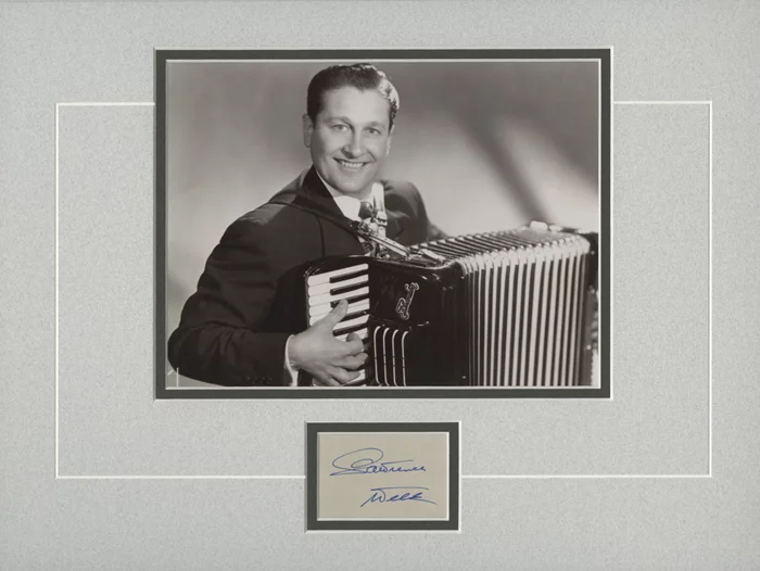 Lawrence Welk autograph