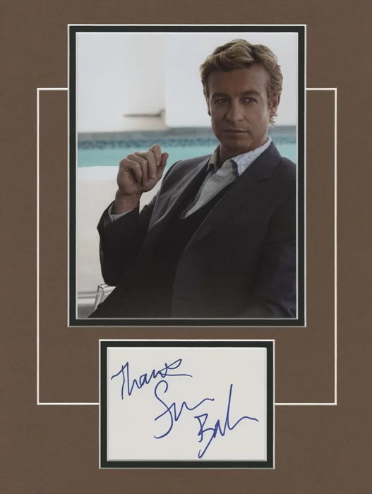Simon Baker autograph