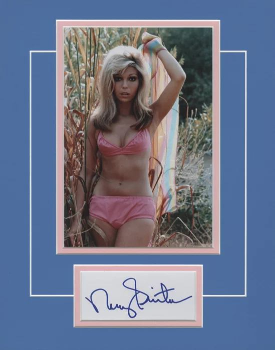 Nancy Sinatra autograph