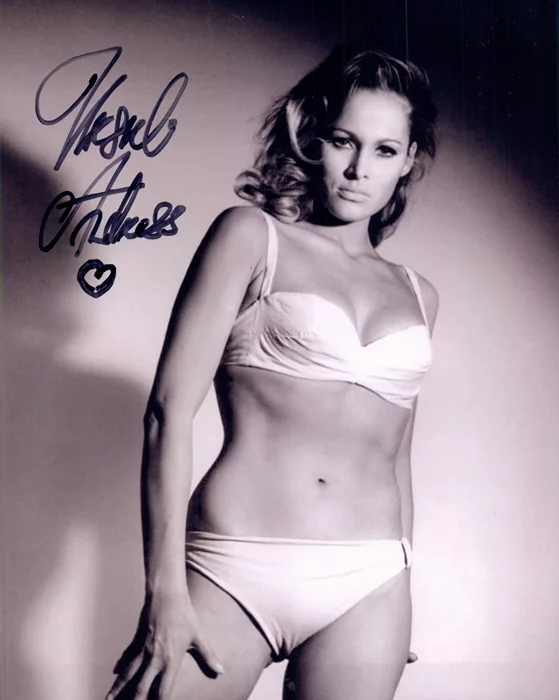 Ursula Andress autograph
