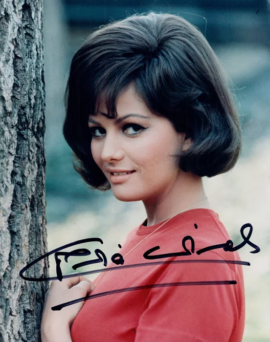 Claudia Cardinale autograph