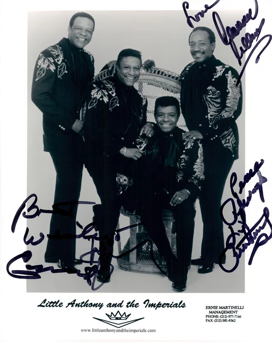 Little Anthony and The Imperials autograph