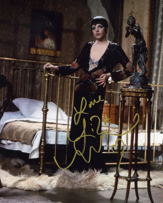 Liza Minnelli autograph