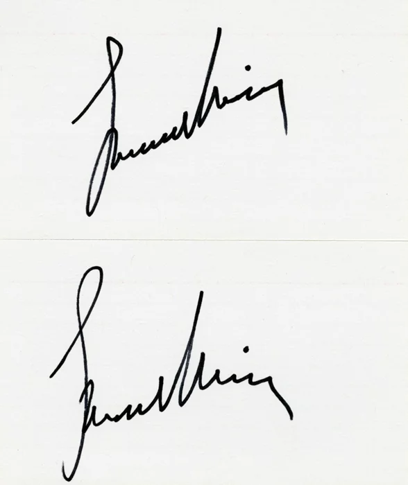 Leonard Nimoy autograph