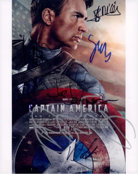 Captain America autograph