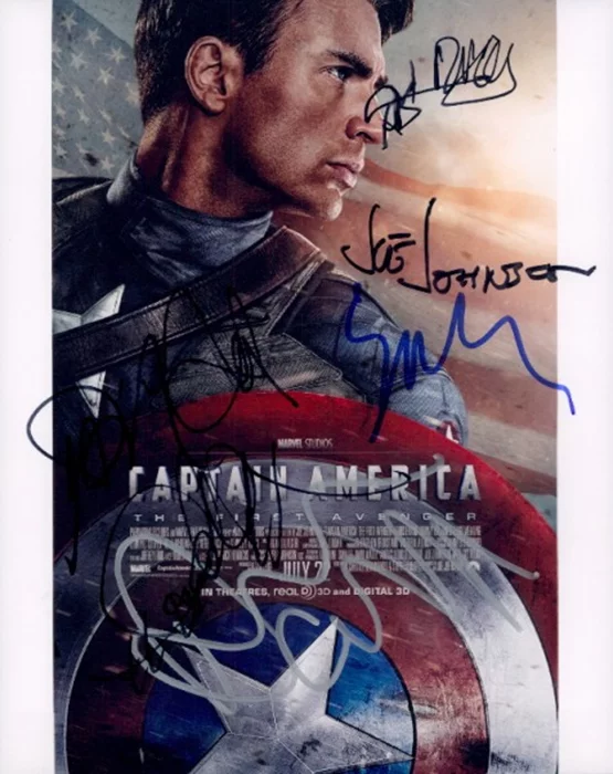 Captain America autograph