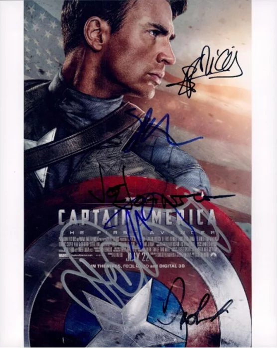 Captain America autograph