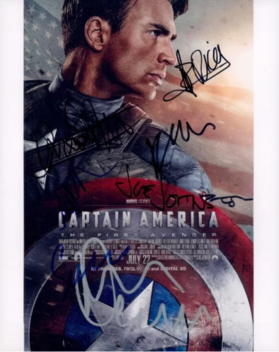 Captain America autograph