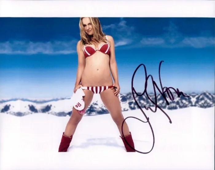 Lindsey Vonn autograph