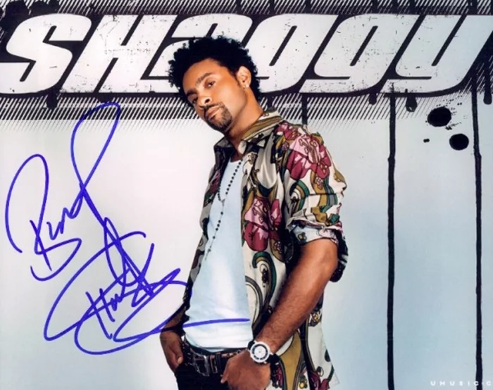 Shaggy autograph