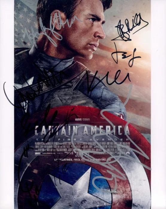 Captain America autograph